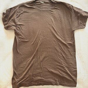 Vintage Men's Large Brown T-shirt